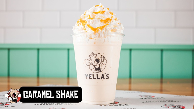 caramel handspun shake