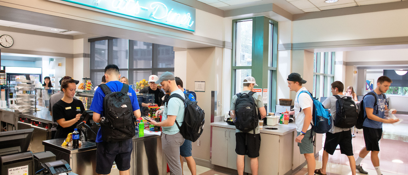 Pat's Diner in Pappajohn Business Building